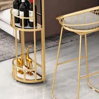 Tavolo da bar con piano in finto marmo Tavolo da pub speciale in stile contemporaneo per sala relax