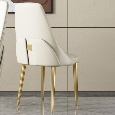 Esszimmerst&uuml;hle im glamour&ouml;sen Stil, Esszimmerstuhl aus PU-Leder f&uuml;r den Innenbereich