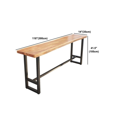Modernes 1/9-teiliges Bartisch-Set, rechteckiger Tresentisch aus Kiefernholz mit Hockern f&uuml;r den Balkon