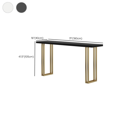 Glam Barhoher Tisch mit Massivholzplatte f&uuml;r das Wohnzimmer