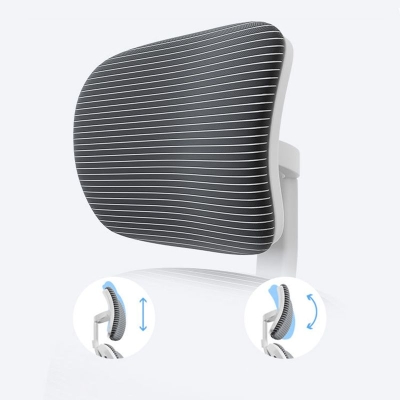 Ergonomischer Netz-Arbeitsstuhl, Lendenwirbelst&uuml;tze, Neigungsmechanismus, Nylon-Schreibtischstuhl