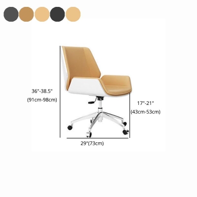 Ergonomischer Chef-Arbeitsstuhl, moderner B&uuml;rostuhl mit silbernem Metallgestell