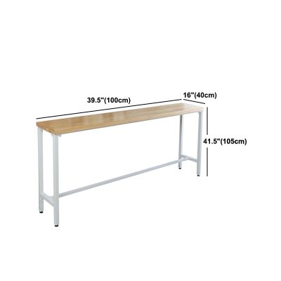 1/5/9-teiliges industrielles rechteckiges Stehtisch-Set aus Holz, Tresentisch mit hohen Hockern