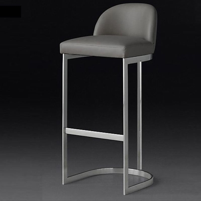 Glam Kunstleder-Barhocker, Fu&szlig;st&uuml;tze, Gegenh&ouml;henhocker f&uuml;r das Esszimmer