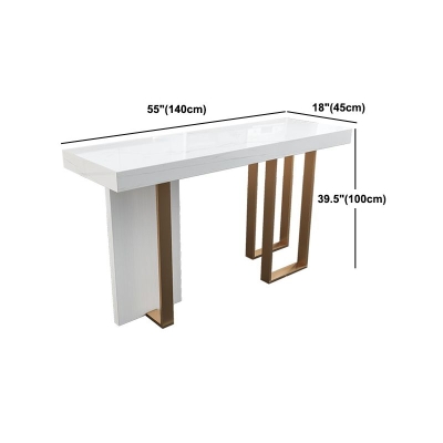 Set tavolo da bar Glam 1/5 pezzi Tavolo da bancone rettangolare in pietra con sgabelli alti per balcone