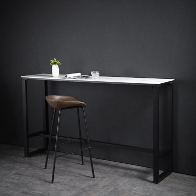Wohnzimmer-Theken-Set, 1/2/3-teilig, rechteckig, wei&szlig;, Thekenh&ouml;hen-Set