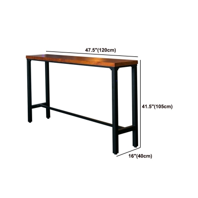 Industrielles 1/9-teiliges Bartisch-Set, rechteckiger Tresentisch aus Kiefernholz mit Hockern