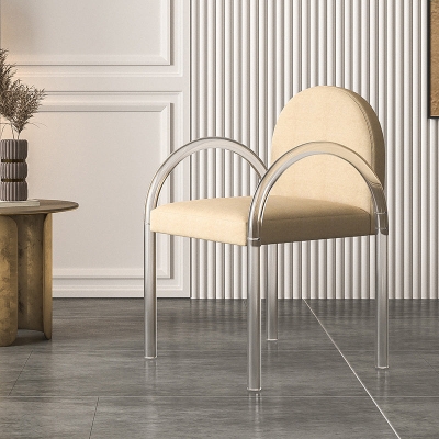 Moderner einfacher Sessel mit Acrylrahmen, Esszimmerstuhl f&uuml;r das Wohnzimmer