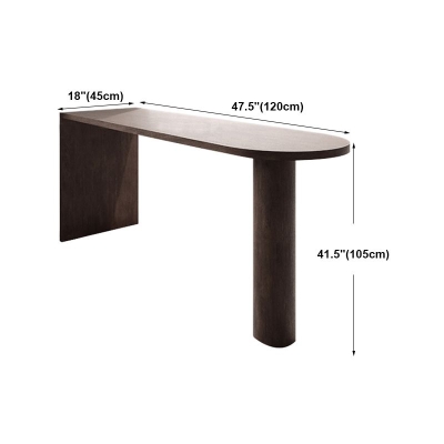 Brauner Bartisch im industriellen Stil aus Massivholz f&uuml;r den Innenbereich, legerer Bartisch f&uuml;r das Esszimmer