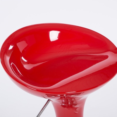 Zeitgen&ouml;ssischer Metall-Barhocker, Kunststoff-Thekenhocker mit niedriger R&uuml;ckenlehne und Fu&szlig;st&uuml;tze f&uuml;r die Bar