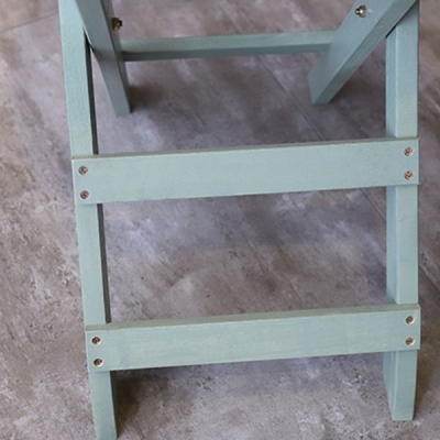 Moderner Tresenstuhl mit klappbarer R&uuml;ckenlehne, Massivholz-Barstuhl mit 4 Beinen