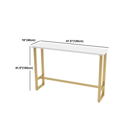 Glam 1/4/7-teiliges Bartisch-Set, rechteckiger Holz-Thekentisch mit hohen Hockern