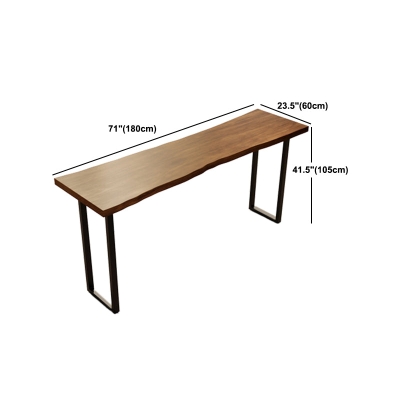 Rechteckiges Massivholz-Bartisch-Set, 1/4/7-teilig, Thekentisch mit hohen Hockern