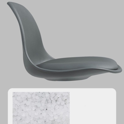 Zeitgen&ouml;ssischer Barhocker aus Metall mit niedriger R&uuml;ckenlehne und Fu&szlig;st&uuml;tze aus Kunstleder und Kissen