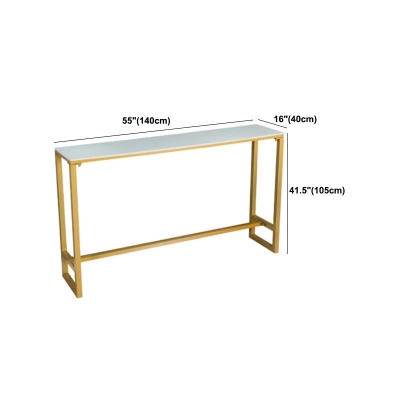 Glam 1/4/6-teiliges Thekenh&ouml;hen-Set aus Holz und Metall, rechteckiges Pub-Ess-Set
