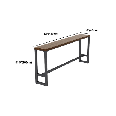 Industrielles 1/2/9-teiliges Bartisch-Set, rechteckiger Bartisch mit hohen Hockern