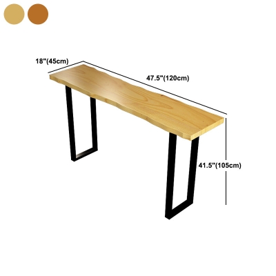 Industrielles 1/4-teiliges Bartisch-Set, rechteckiger Tresentisch aus Kiefernholz mit hohen Hockern