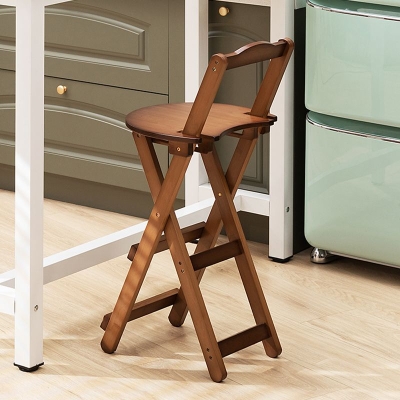 Klappbarer Theken- und Barhocker, moderner Holzhocker f&uuml;r die Terrasse