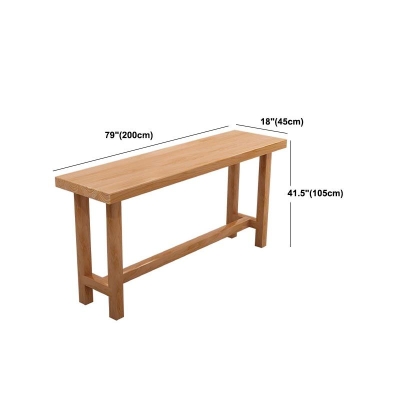 Rechteckiges Bartisch-Set, 1/2/5/6/11-teilig, Massivholz-Bartisch und Barhocker