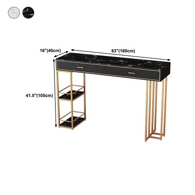 Holz-Bar-Esstisch, rechteckiger Bartisch im glamour&ouml;sen Stil mit doppeltem Sockel f&uuml;r das Wohnzimmer