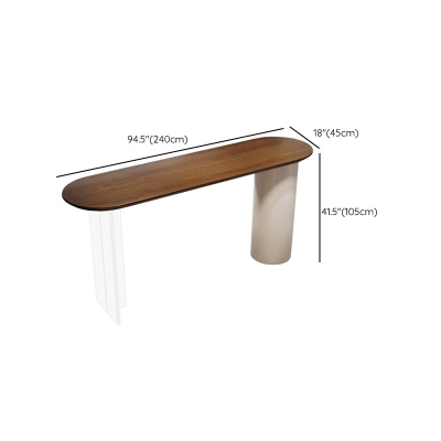 Ovaler Bartisch im modernen Stil, 1/2/3-teiliges Bartisch-Set aus Holz f&uuml;r die K&uuml;che
