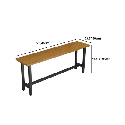 Set tavolo da bar stile moderno 1/9 pezzi Tavolo da banco rettangolare in legno di pino per bar
