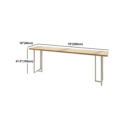 Luxuri&ouml;ses rechteckiges Bartisch-Set aus massivem Holz, 1/4/6-teilig, Thekentisch mit r&uuml;ckenfreien Hockern