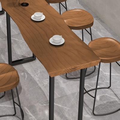 Sgabello da bancone in stile moderno Sgabello da bar senza schienale con sedile a sella per interni