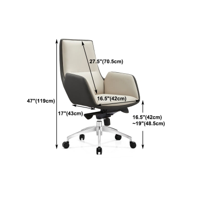Ergonomischer Chef-Computerstuhl mit Metallgestell, moderner B&uuml;rostuhl