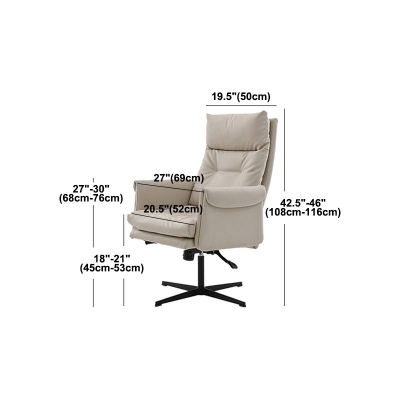 H&ouml;henverstellbarer Chefsessel. Ergonomisch verstellbarer Chefsessel aus Leder