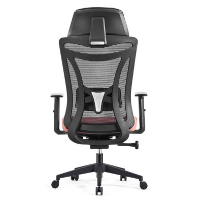 Moderner Schreibtischstuhl, hohe R&uuml;ckenlehne, drehbar, mit Rollen, ergonomischer B&uuml;rostuhl