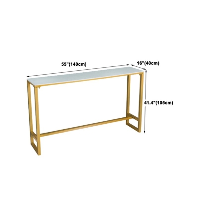 Glam Marmor-Bartisch-Set, 1/2/4-teilig, rechteckig, Ladenthekenh&ouml;he, Pub-Set