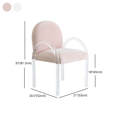 Samt-Matt-Finish-Esszimmerstuhl im Designer-Stil f&uuml;r Zuhause mit massiver R&uuml;ckenlehne