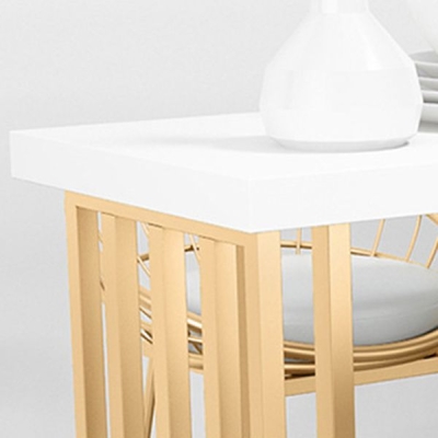 Glam Pub Table Massivholz-Barh&ouml;he, rechteckiger Bartisch f&uuml;r den Innenbereich