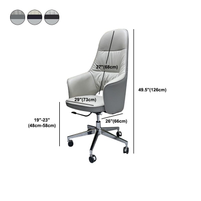 Moderner ergonomischer gepolsterter Computerstuhl, h&ouml;henverstellbarer B&uuml;rostuhl