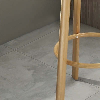 Cuscino moderno in tessuto per sgabello in legno con finitura opaca per la casa