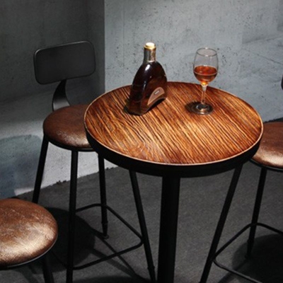 Set tavolo da bar industriale in legno massello da 1/2/3/4/5 pezzi Set bancone fisso per uso domestico