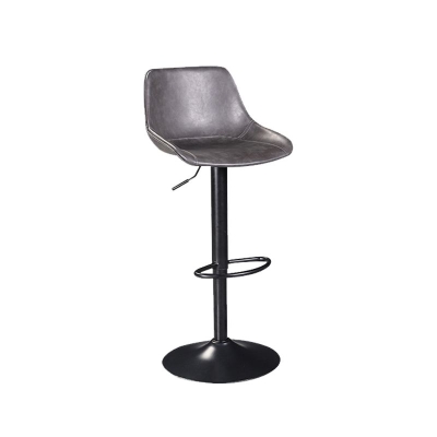 Industrieller anhebbarer Barhocker, Schalensitz, Barhocker mit Metallbeinen
