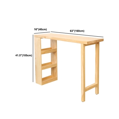 Set tavolo da bar moderno Tavolo da bar rettangolare da 1/2/3 pezzi con sgabelli alti in legno per la casa
