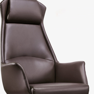 Poltrona direzionale con schienale alto Sedia direzionale ergonomica contemporanea