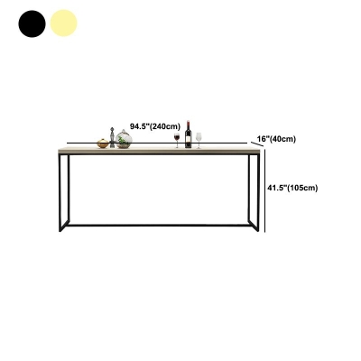 Moderner Bartisch aus wei&szlig;em Holz, Esstisch f&uuml;r die K&uuml;che und das Wohnzimmer