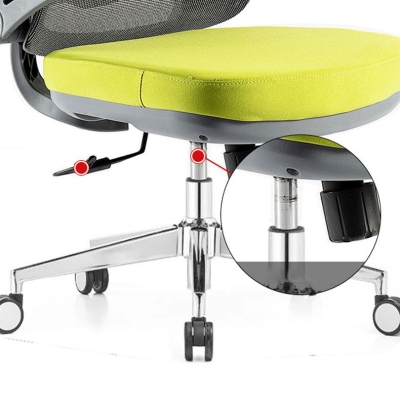 Sedia da ufficio con braccioli ribaltabili Sedia da scrivania in microfibra con schienale alto girevole ergonomica