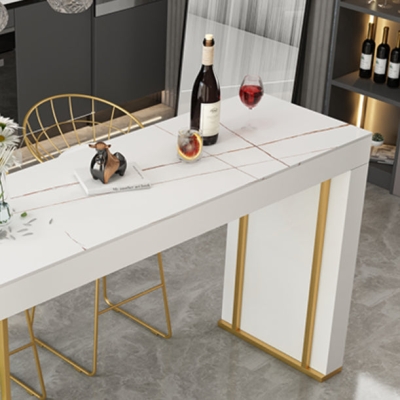 Set da pranzo per pub moderno da interni con altezza del bancone in pietra da 1/2/3 pezzi