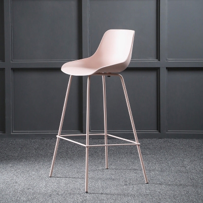 Zeitgen&ouml;ssische Barhocker aus Kunststoff mit Thekenh&ouml;he f&uuml;r das Wohnzimmer