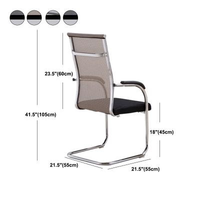 Ergonomischer Computerstuhl mit Metallrahmen, moderner B&uuml;rostuhl aus Mikrofaser