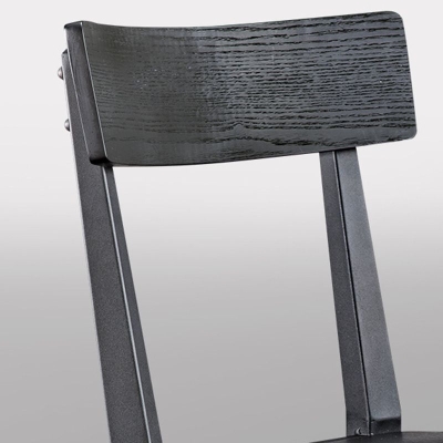 Zeitgen&ouml;ssische Barhocker aus Metall mit Thekenh&ouml;he und Fu&szlig;st&uuml;tze in Silber
