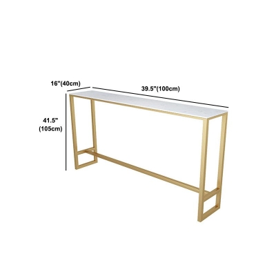Set tavolo da bar in finto marmo stile Glam 1/2/7 pezzi Set bancone da tavolo fisso per uso domestico