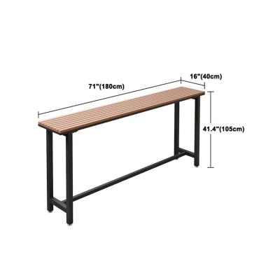 Industrielles Kneipen-Set mit Thekenh&ouml;he, 1/2/5-teilig, Eisenhocker, Beine und Metallfu&szlig;-Bartisch