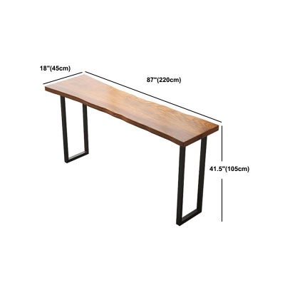 Modernes rechteckiges Kneipentisch-Set, 1/5/7-teilig, Tresentisch aus Holz mit r&uuml;ckenfreien Hockern