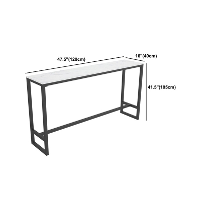 Modernes 1/7-teiliges Bartisch-Set, rechteckiger Stein-Thekentisch mit hohen Hockern f&uuml;r den Balkon